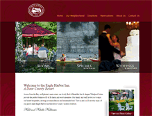 Tablet Screenshot of eagleharborinn.com